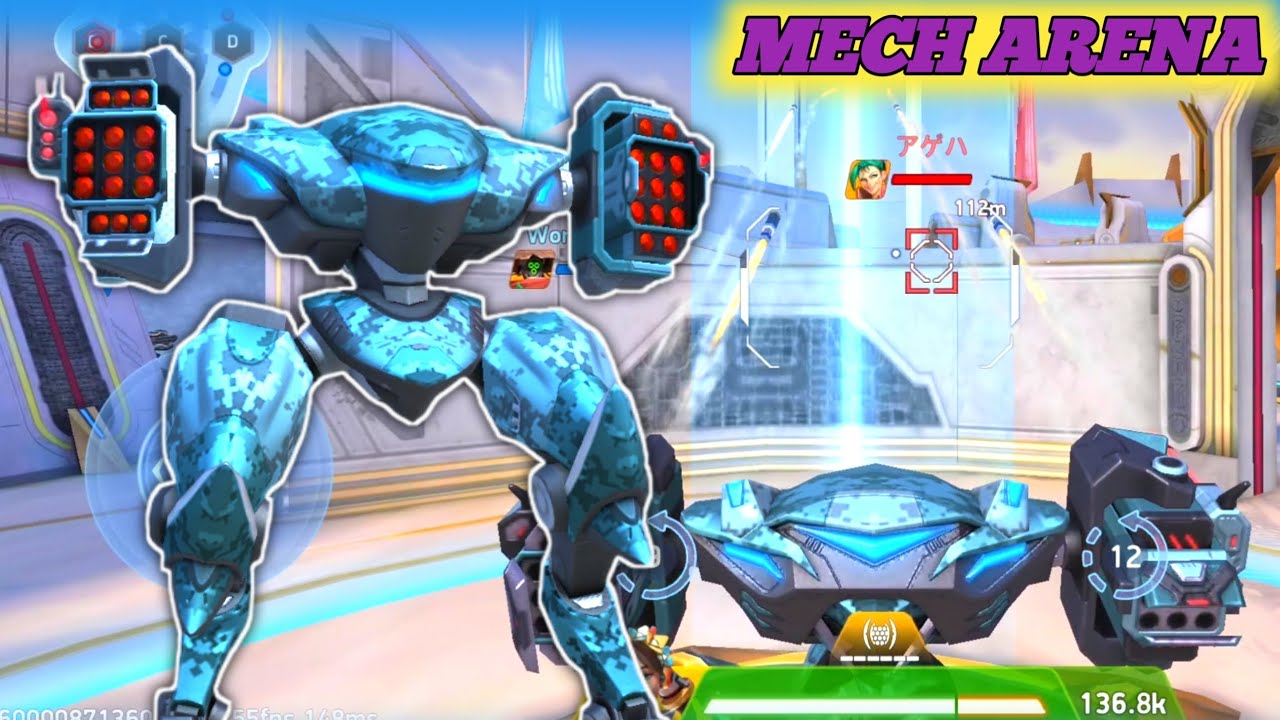 Panther with Strike Rocket 16 and 12 - Mech Arena