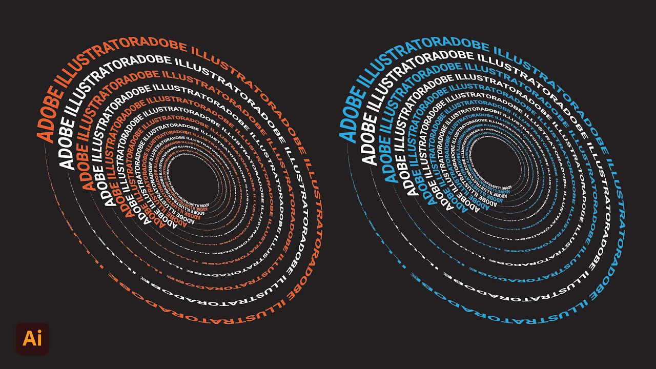 How to create a Text Effect in Adobe Illustrator: