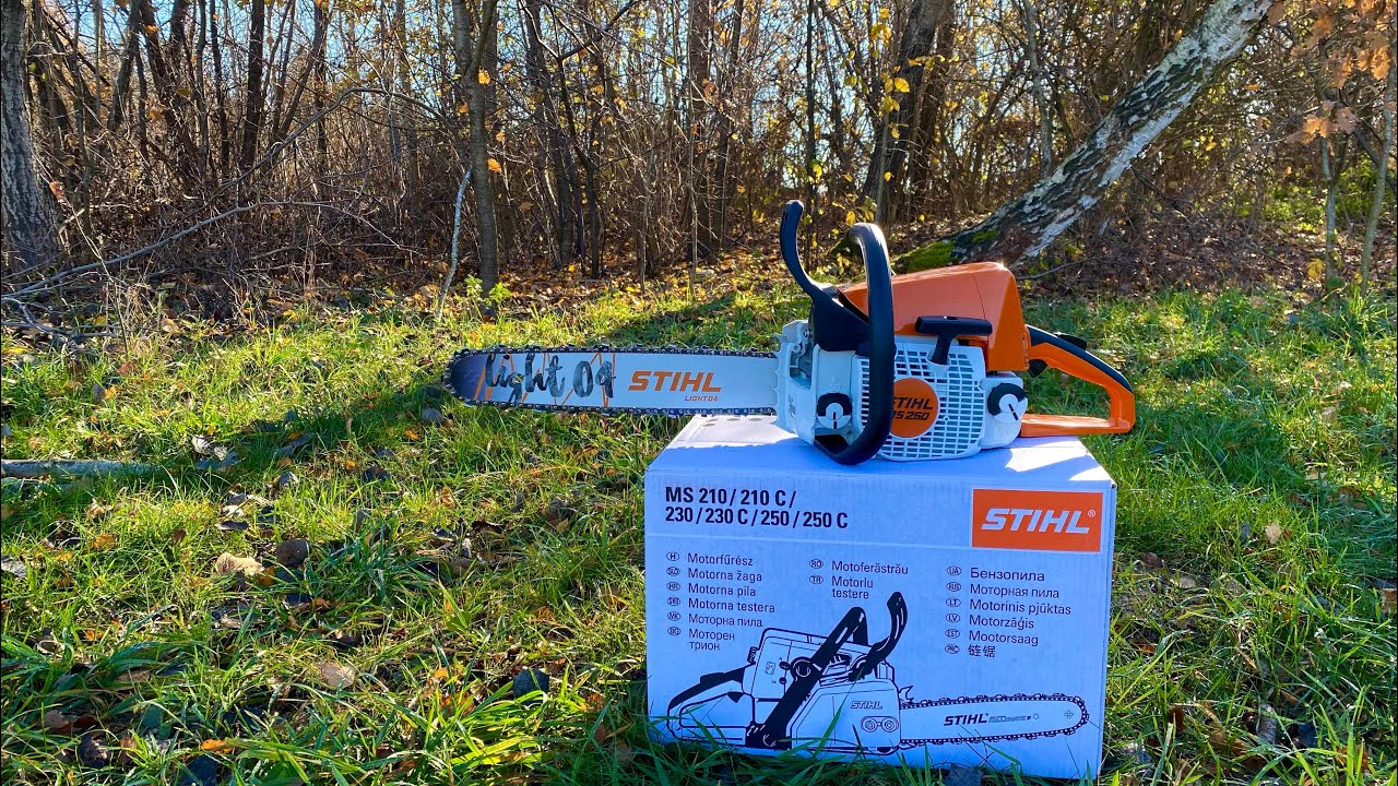 Оновлена бензопила Stihl MS 250‼️Розпаковка і запуск бензопили Stihl❌