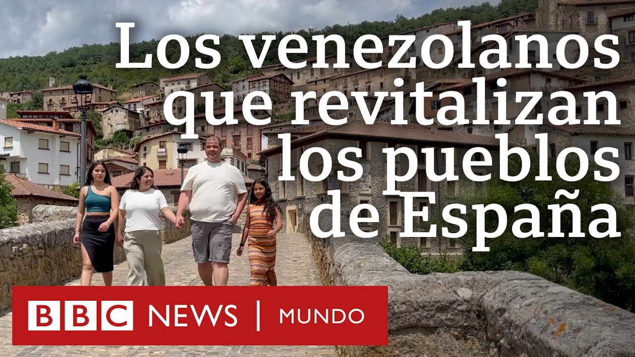 Los venezolanos que ayudan a revitalizar los pequeños pueblos del interior de España