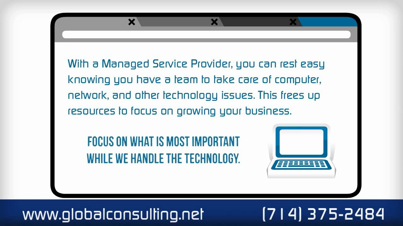 Global Consulting's 5 Reasons to Use an Outsourced IT Department for your Business