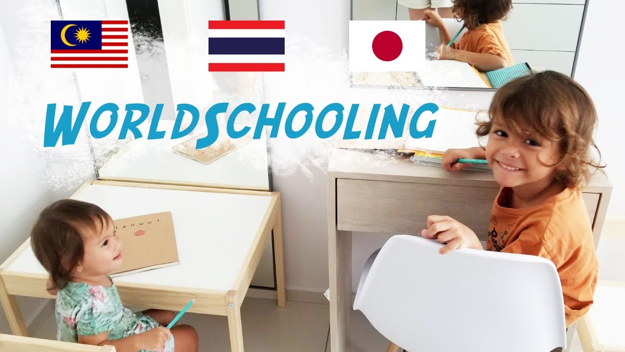 HOW WE WORLDSCHOOL - Homeschooling Kindergarten While Traveling DITL