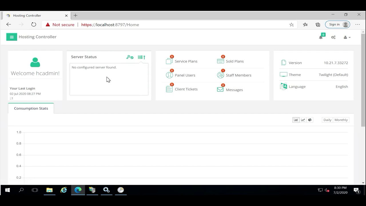 Hosting Controller Panel Installation in High Availability Mode