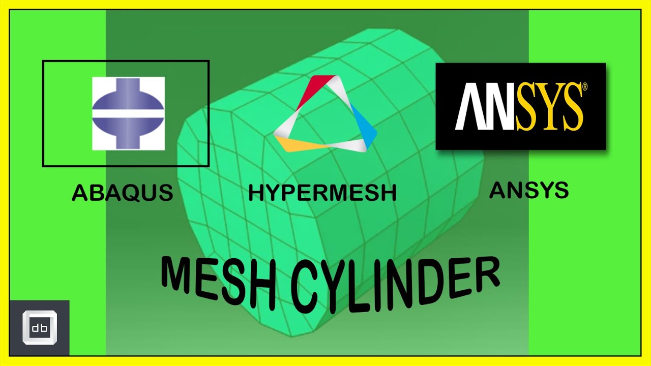 Meshing Cylinder body PROPERLY with Hex element by Abaqus, Hypermesh, APDL, and ANSYS Workbench