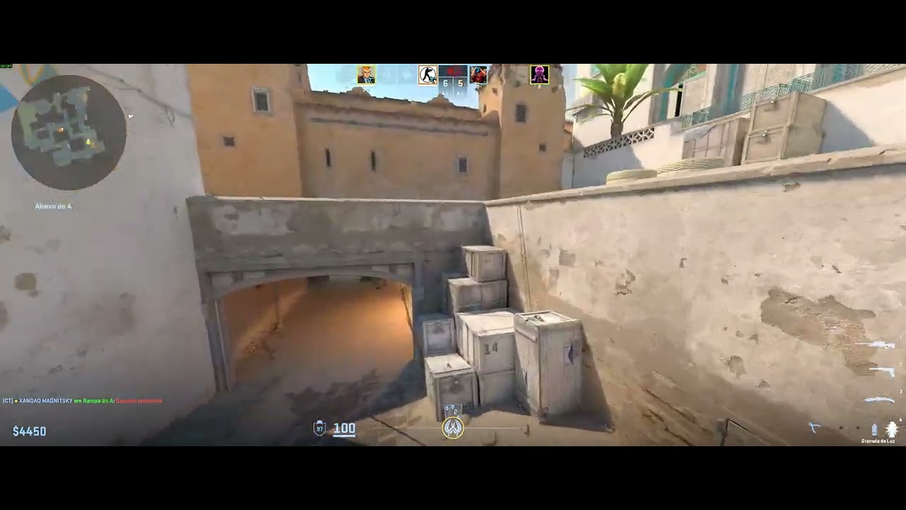 XANDAO DE AWP PEGOU 3 NAS DUST2