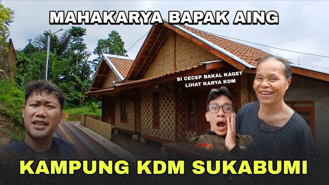 CEP MAIN SINI‼️KAMPUNG KDM SUKABUMI, WARGA UCAP TERIMAKASIH SUDAH DIKASIH RUMAH OLEH KDM