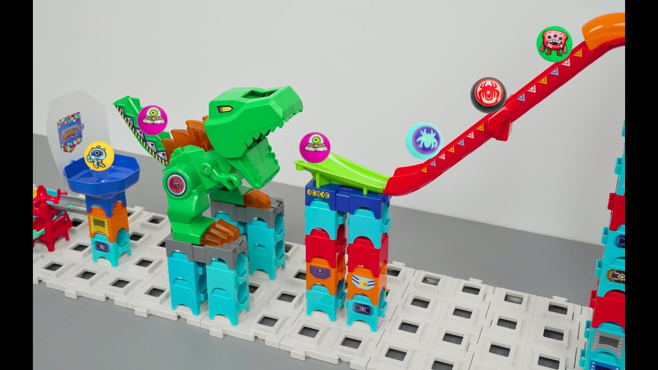 Vtech Marble Rush Magnetic Dino Adventure | Launch  Marbles | Construction Toys