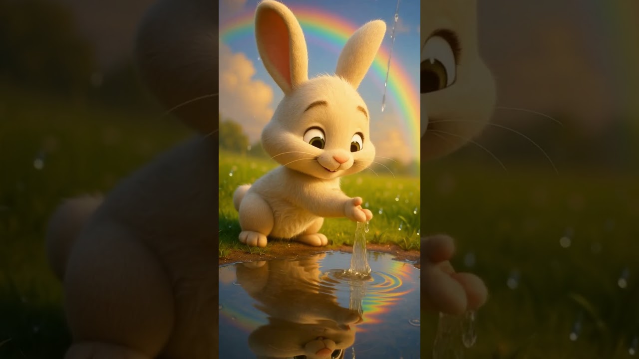 Hoppy the Bunny | Happy Stories  #shorts  #cartoon #animation #bunny #animals #happystories