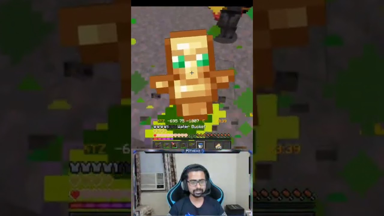 How to to MLG in Minecraft ft. potHEAD #shorts