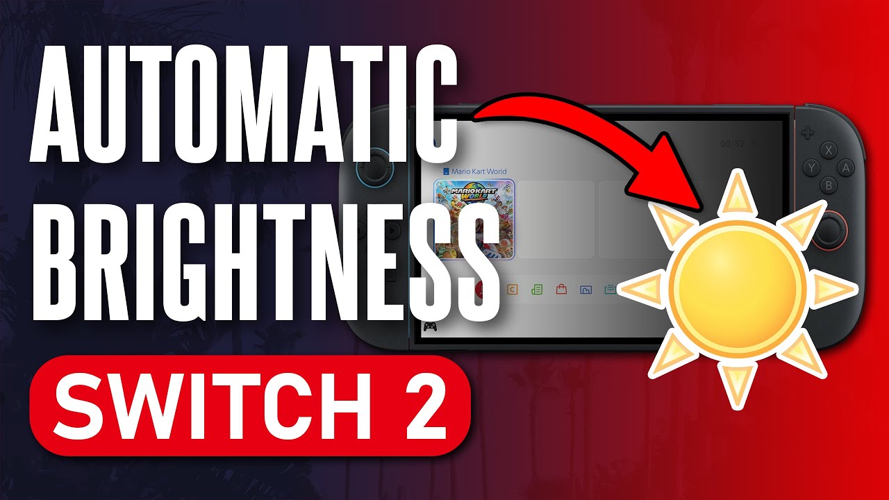 How to Turn ON or Turn OFF Auto Brightness on Nintendo Switch 2