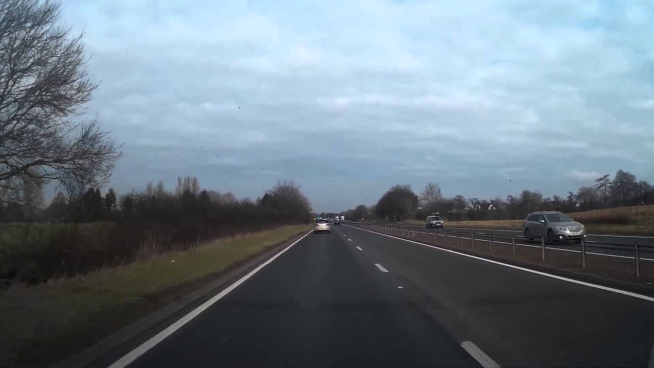 Driving From Stirling To Dundee Scotland