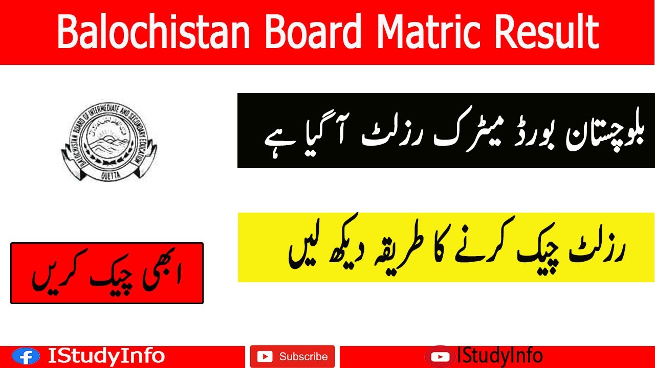 Balochistan Board Matric Result 2022 Hamara Quetta