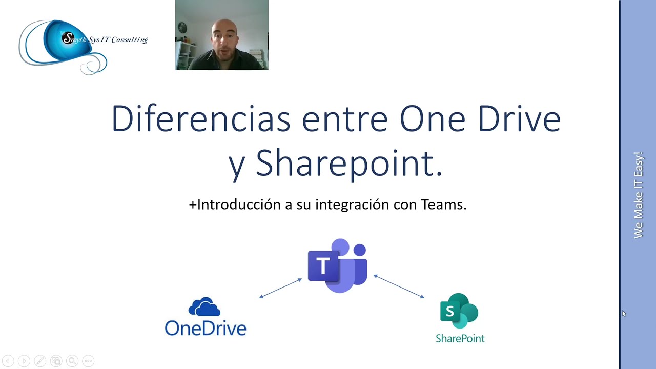 Diferencias entre OneDrive y SharePoint y cómo se integran con Teams