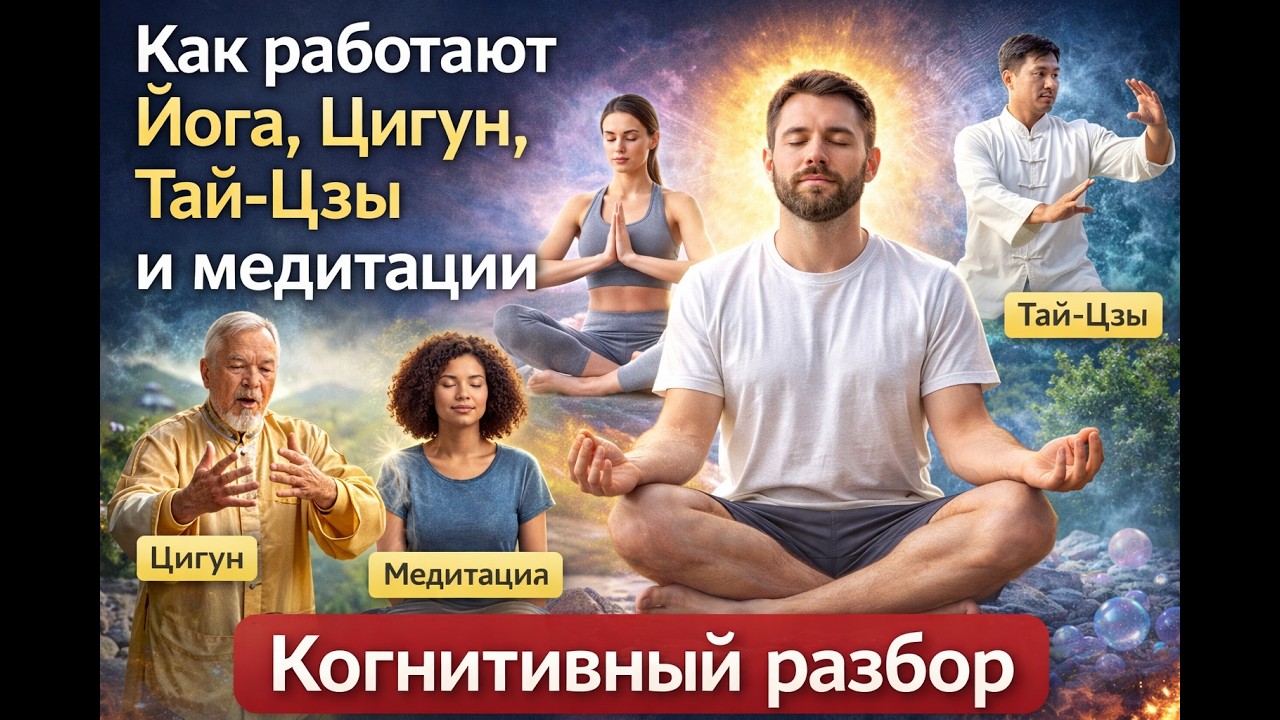 Что лучше для мозга: ЙОГА, ЦИГУН, ТАЙ-ЦЗЫ или МЕДИТАЦИИ? Как восточные практики влияют на мозг