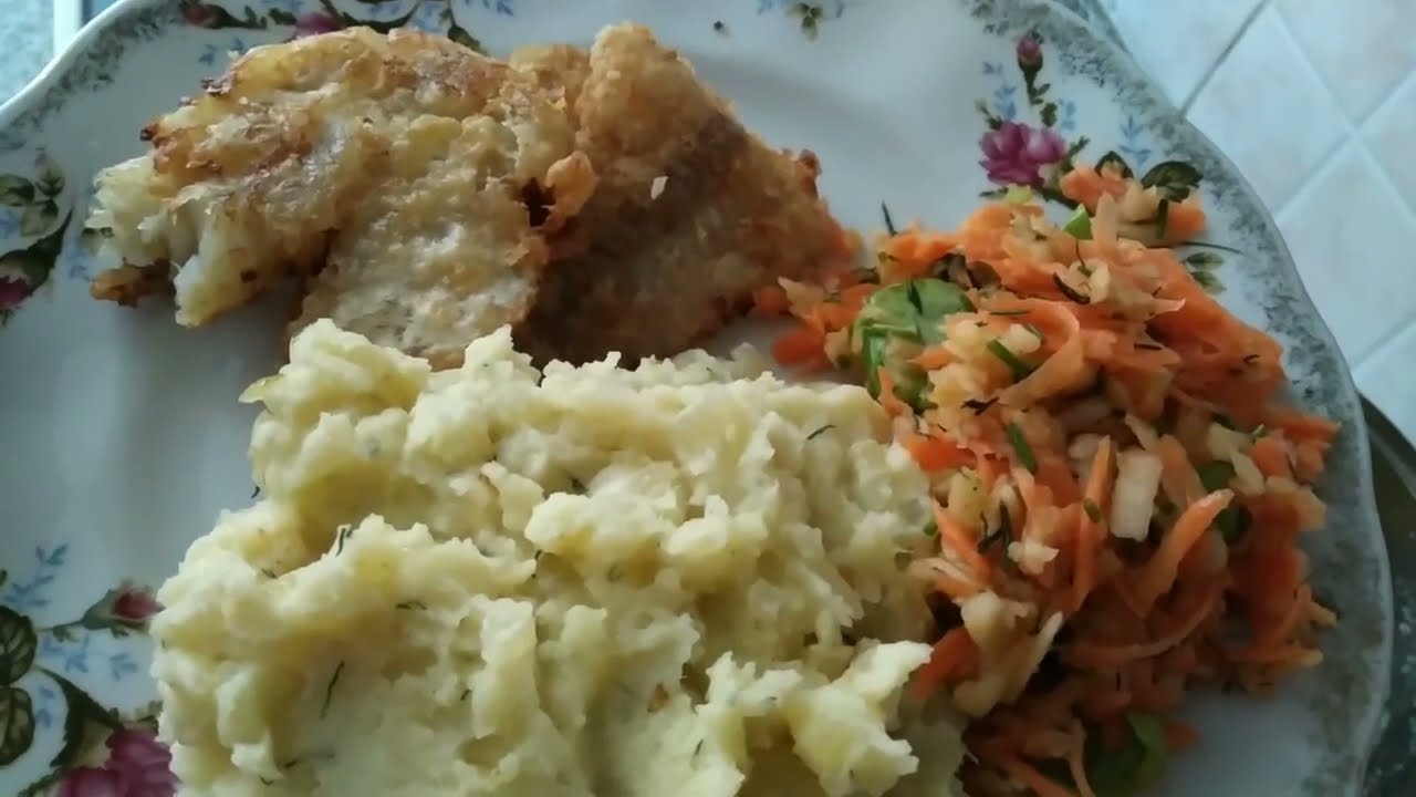41 Smażona ryba na piątkowy obiad #obiad #lunch #ryba #fish #pysznie @Inzynier_Kris