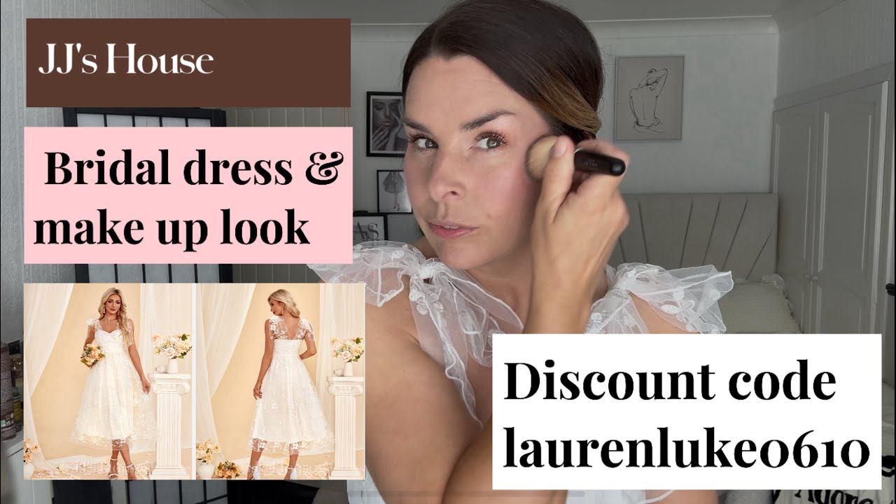 JJ’s House Bridal Dress & Make up Look