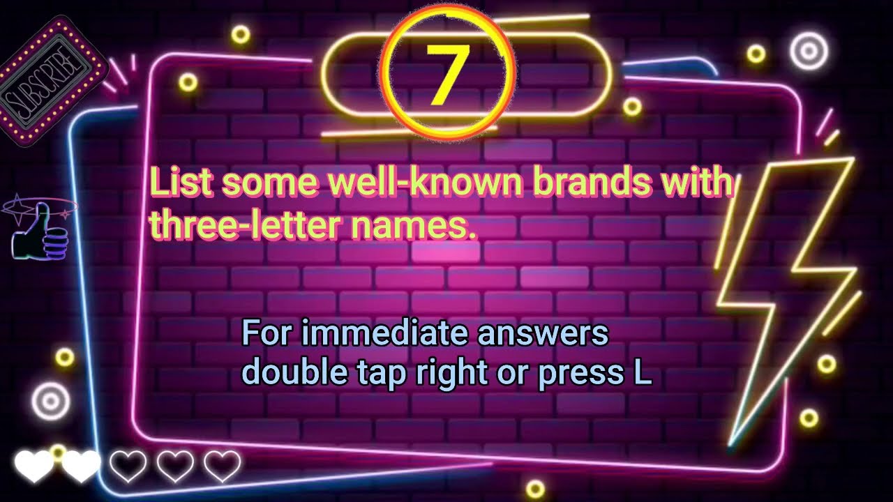Top4 answers - Feb 11 2023 #top4#answers#famousbrands#threeletterwords#name#commonsense#daily