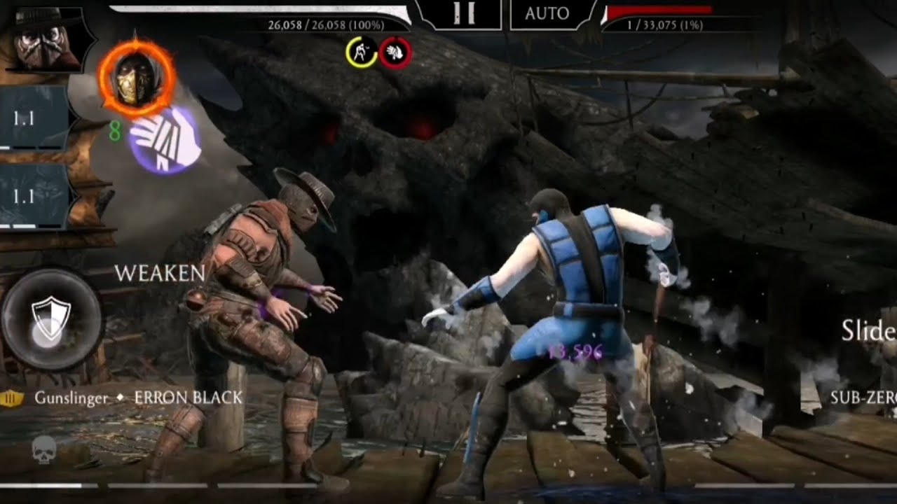 Mortal kombat (mobile) deflect gotta be the best skill ever 