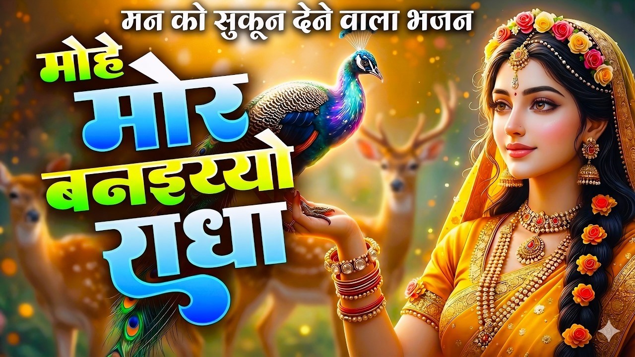 मोहे मोर बनइय्यो राधा | Mohe Mor Banaiyo Radha Apne Vrindavan Ko | Peaceful Radha Krishna Bhajan
