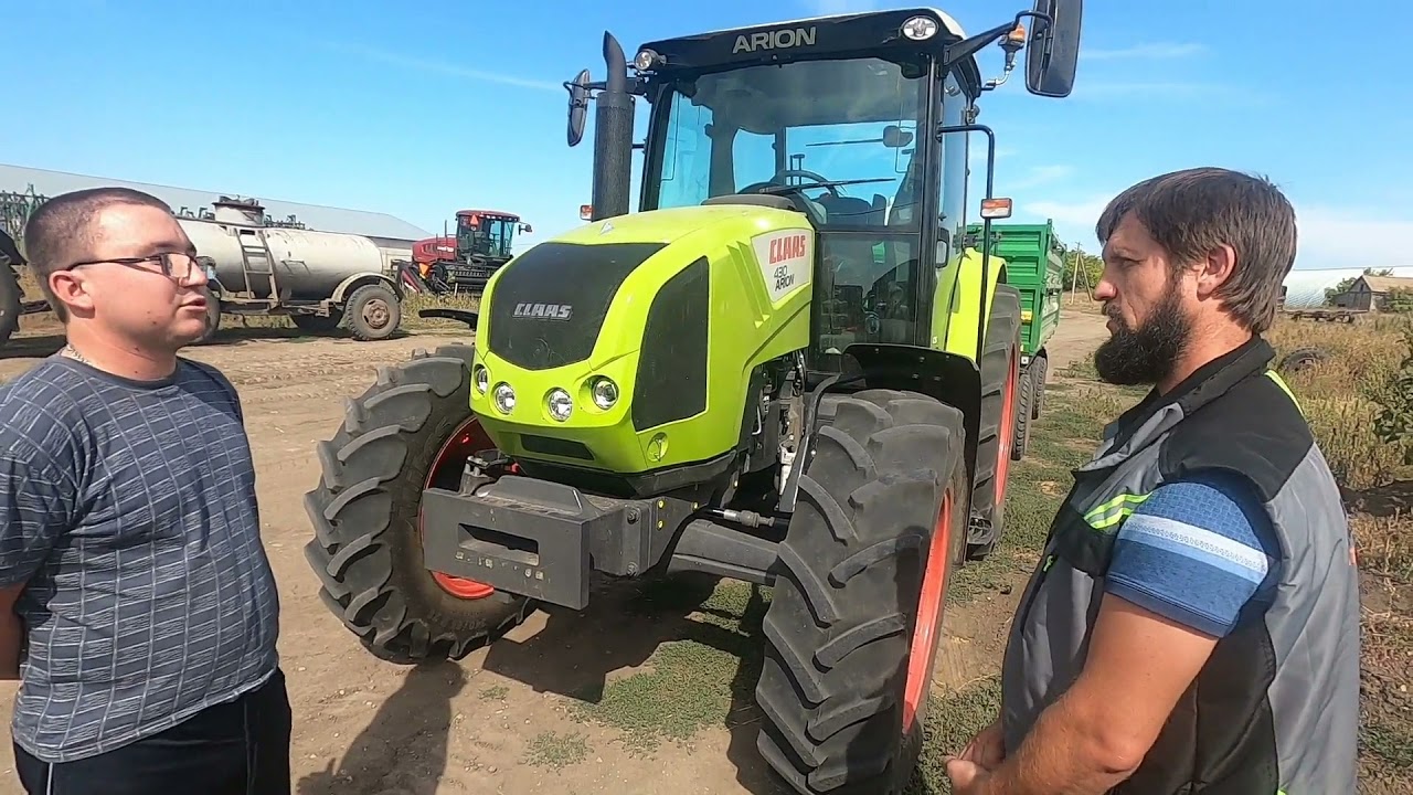 Отзыв механизатора Василия о тракторе CLAAS Arion 430