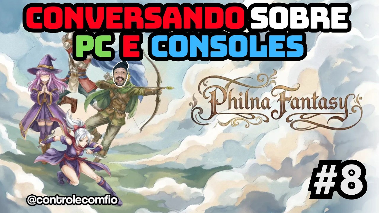 🔴📲 O RPG que você precisa conhecer: Philna Fantasy ao vivo! | Bate-papo sobre PCGAMER e CONSOLES