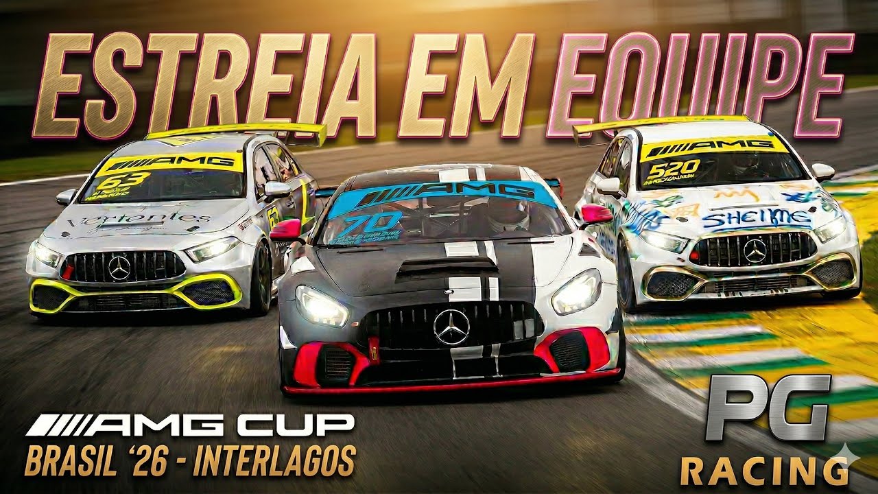 Estreia da equipe PG Racing na AMG CUP Brasil 2026 em Interlagos - #GT4 e #A45s 