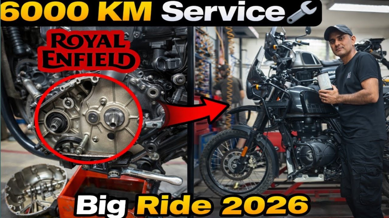 Royal Enfield Himalayan 411 Full Service Experience | Engine Oil, Filter, Cost & Tips