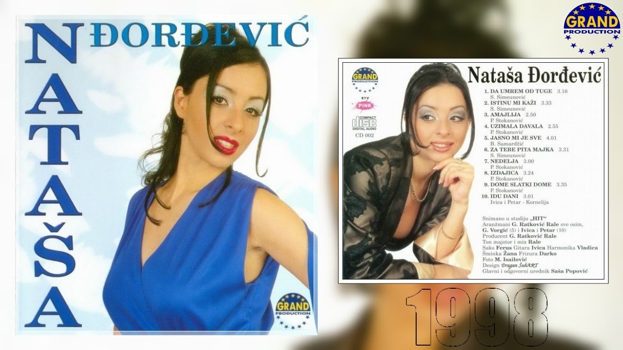 Natasa Djordjevic - Nedelja - (Official audio 1998.)