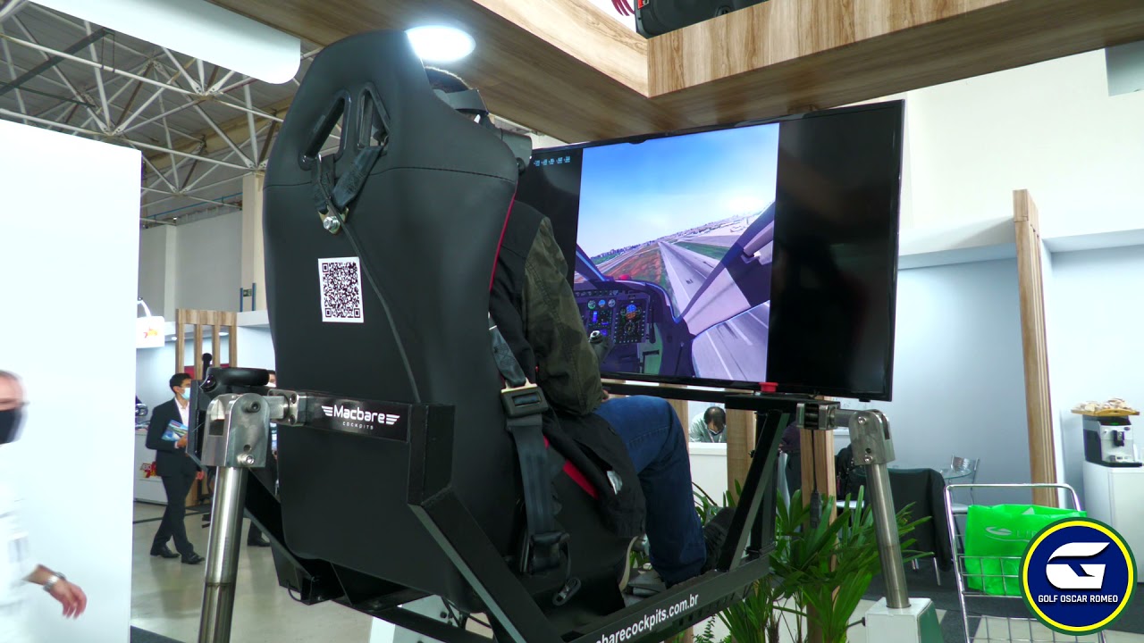 VOAMOS NO SIMULADOR DA MACBARE - SIMULADOR DE VOO COM MOTION 3DOF - HELICÓPTERO - LÍDER AVIAÇÃO
