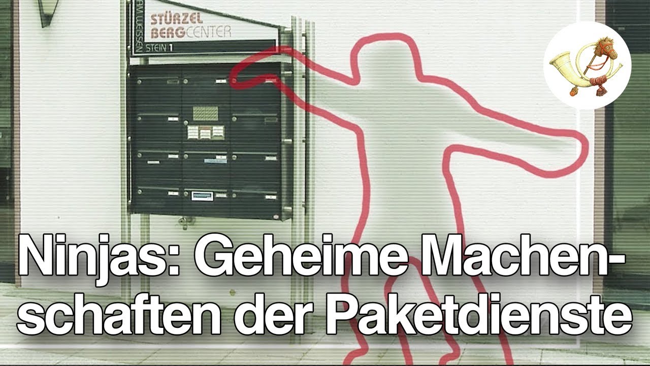 Ninjas: Die geheimen Machenschaften der Paketdienste [Postillon24 deckt auf]