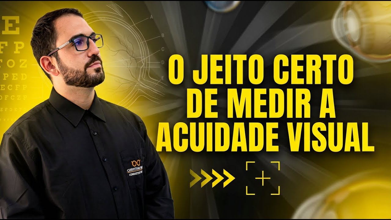 Você Sabe Medir a ACUIDADE VISUAL Corretamente? Aprenda Aqui! Aula 01 #optometrist #optometria
