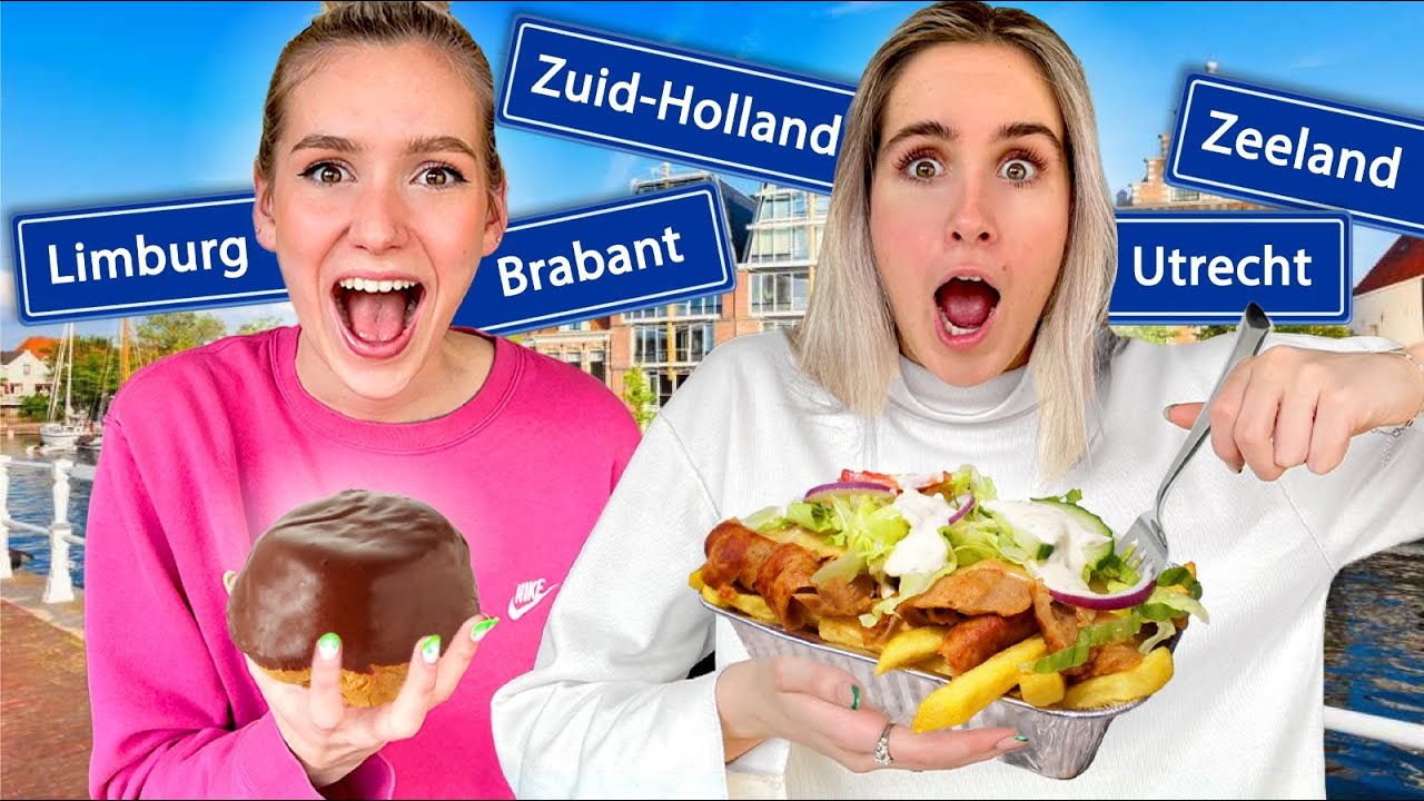 POPULAIRSTE ETEN TESTEN UIT PROVINCIES IN NEDERLAND!🧀