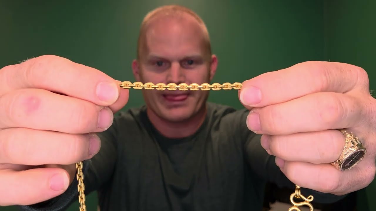 23K Thai gold chain review 4K