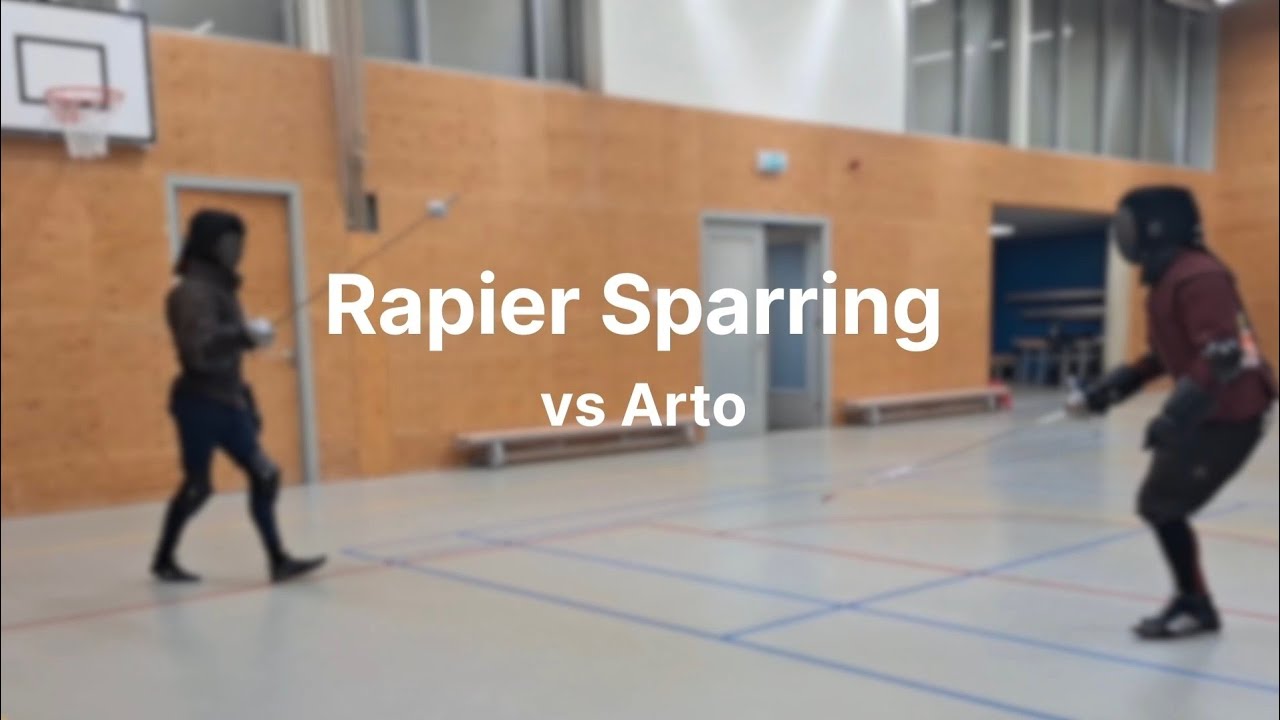 Rapier Sparring Highlights- Arto vs Michel