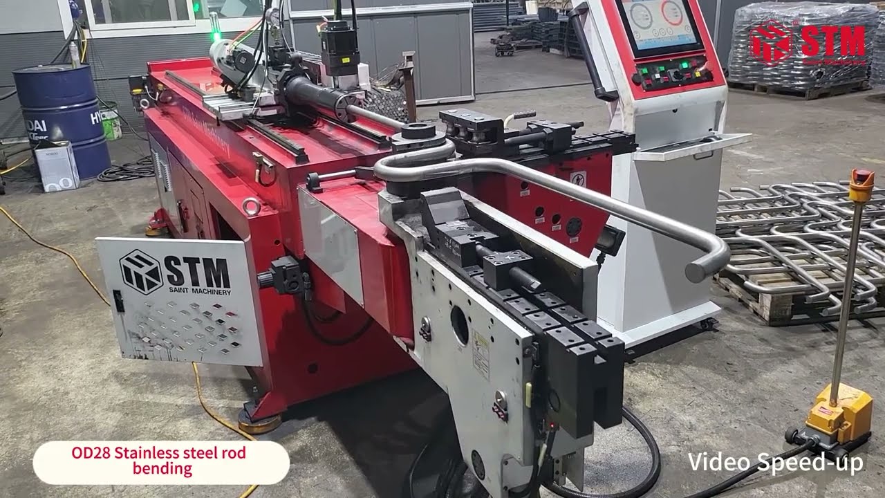 Elevator hook making SS solid bar bending #bendingmachine #pipebending #elevator #hook