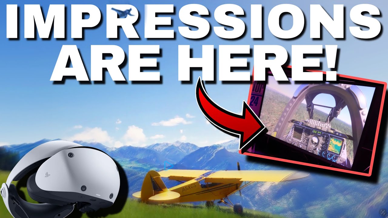 Впечатления от PSVR2 Flight Simulator уже здесь! | Геймплей на PS5 Pro выглядит ОТЛИЧНО...