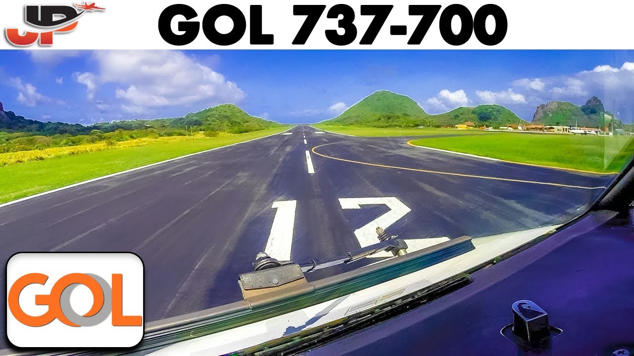 GOL 737-700 cockpit departure from Brazil's Paradise Island