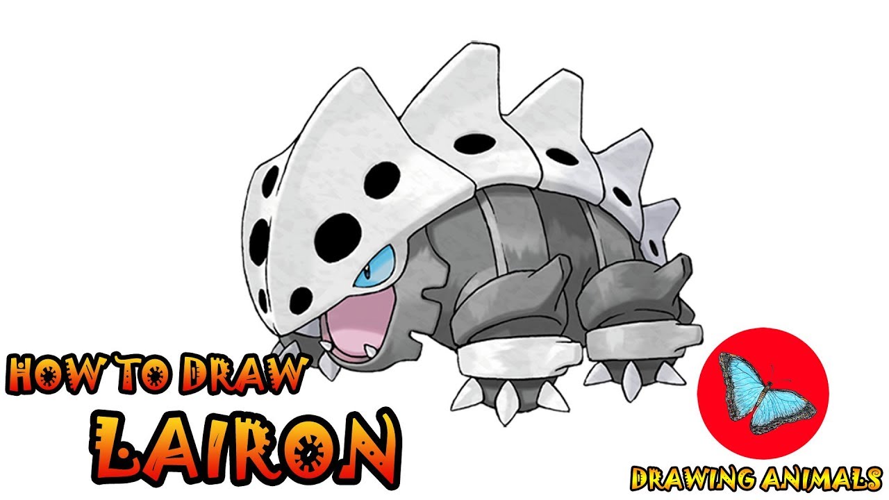 How To Draw Lairon Pokemon | Coloring and Drawing For Kids