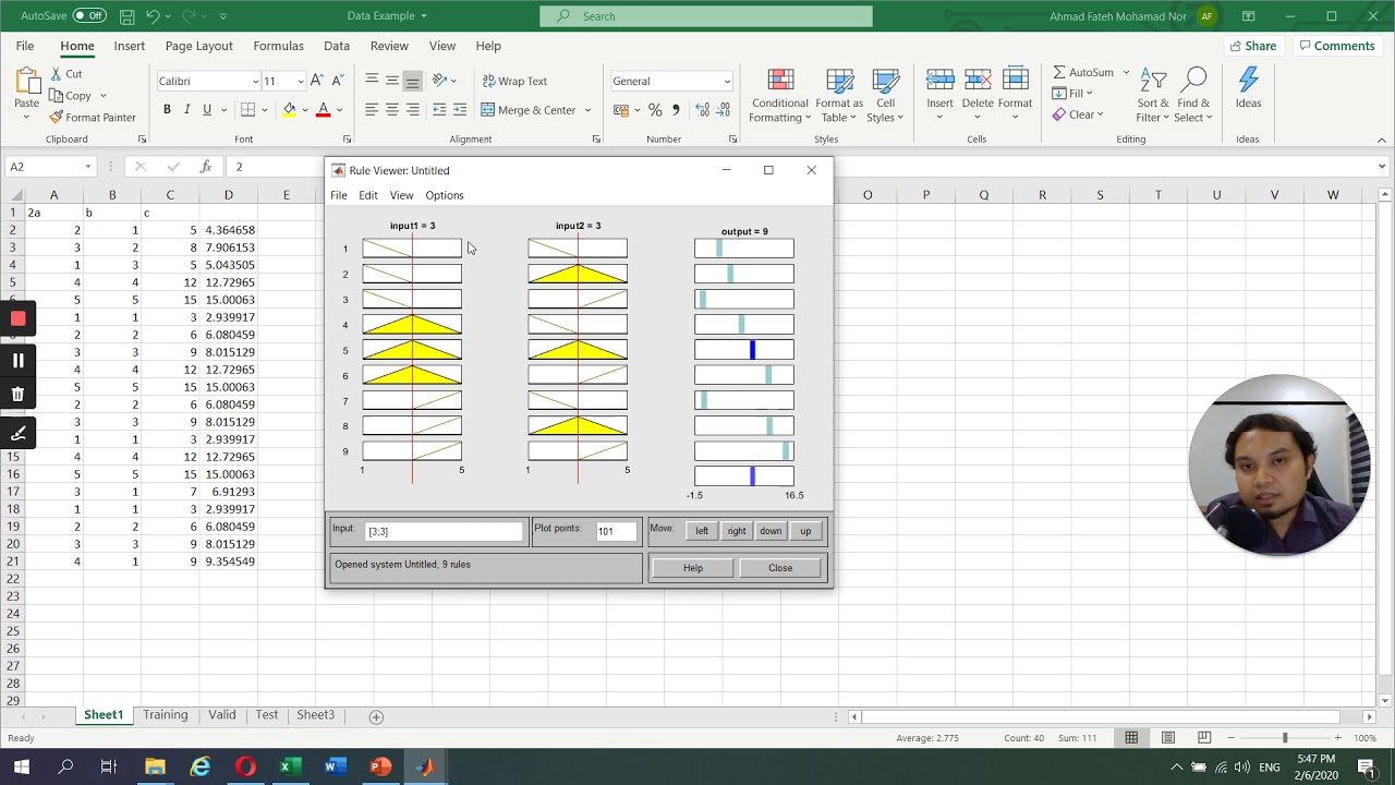 THE BASICS OF ADAPTIVE NEURO FUZZY INFERENCE SYSTEM ANFIS   Part 2   MATLAB