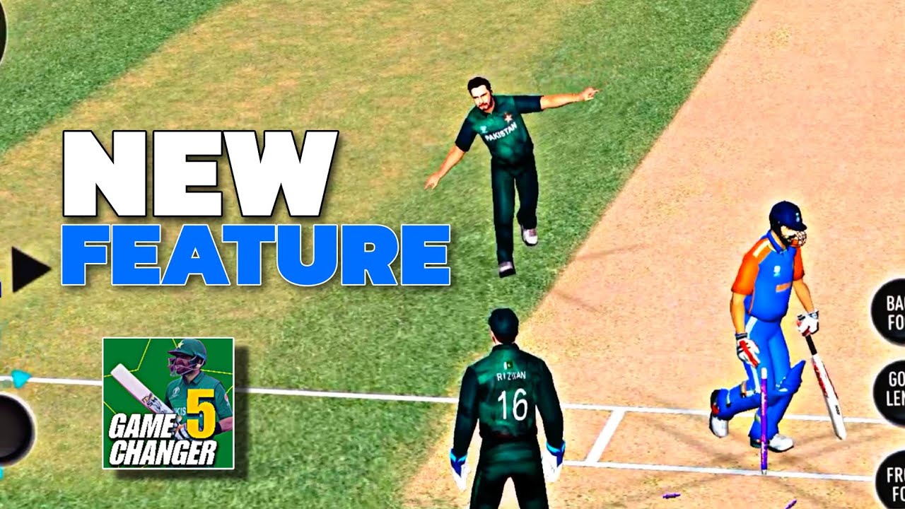 GAME Changer 5 v3 Cricket New Feature Wicket Celebration and More! Revealed!
