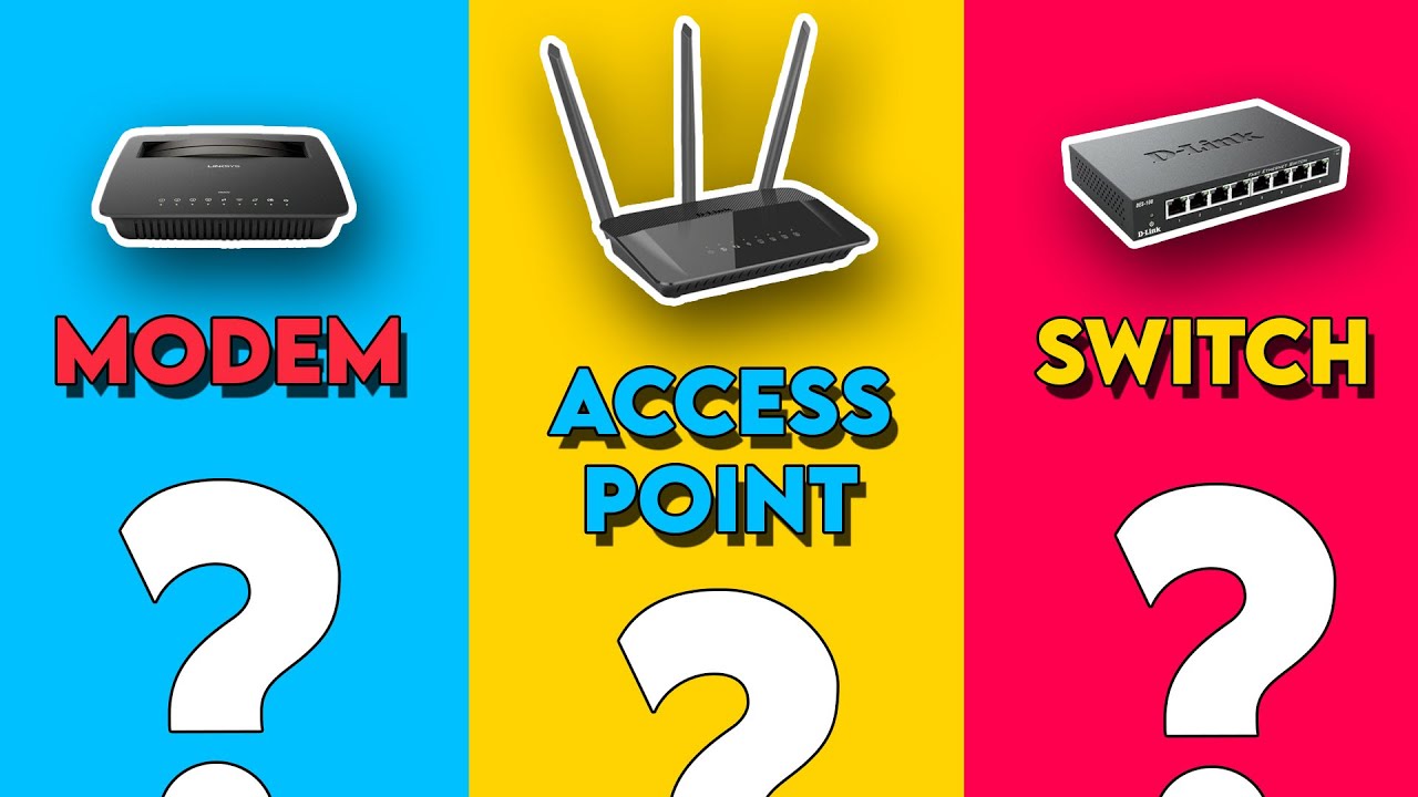Modem vs. Router vs. Switch vs. Access Point, cosa cambia?
