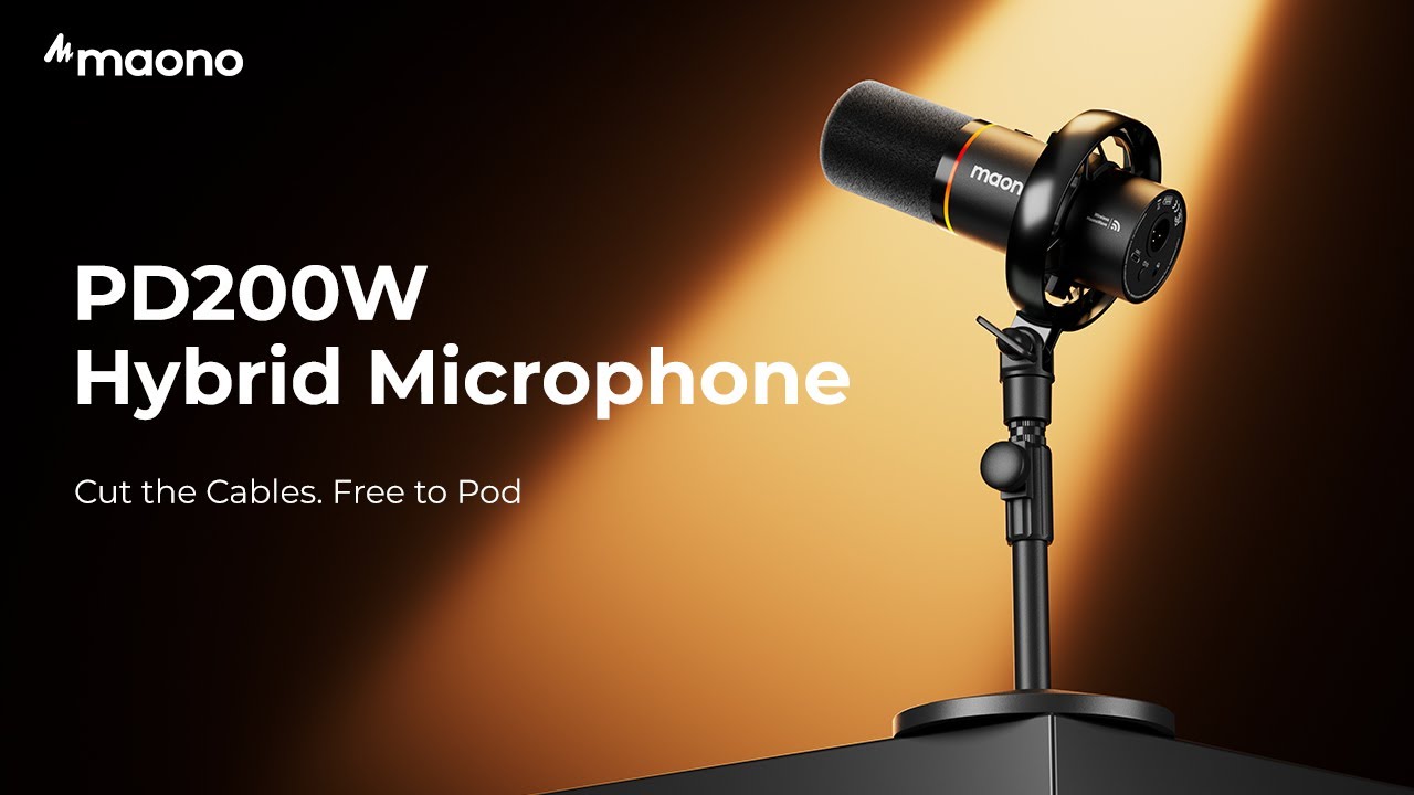 Is This the Most Versatile Hybrid Podcast Mic? Meet Maono PD200W!