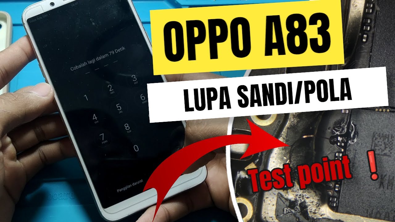 TEST POINT OPPO A83 CPH1729 || KASUS LUPA SANDI❗
