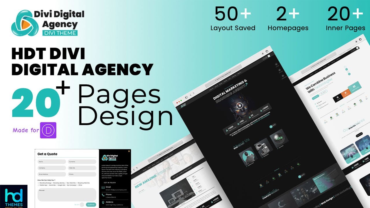 Hdt Divi Digital Agency Theme Installation