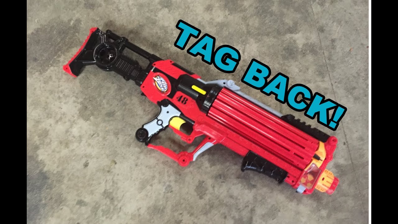 TAG BACK! - AirZone Powerstrike 48 (Pump-action flywheel?) | Walcom S7