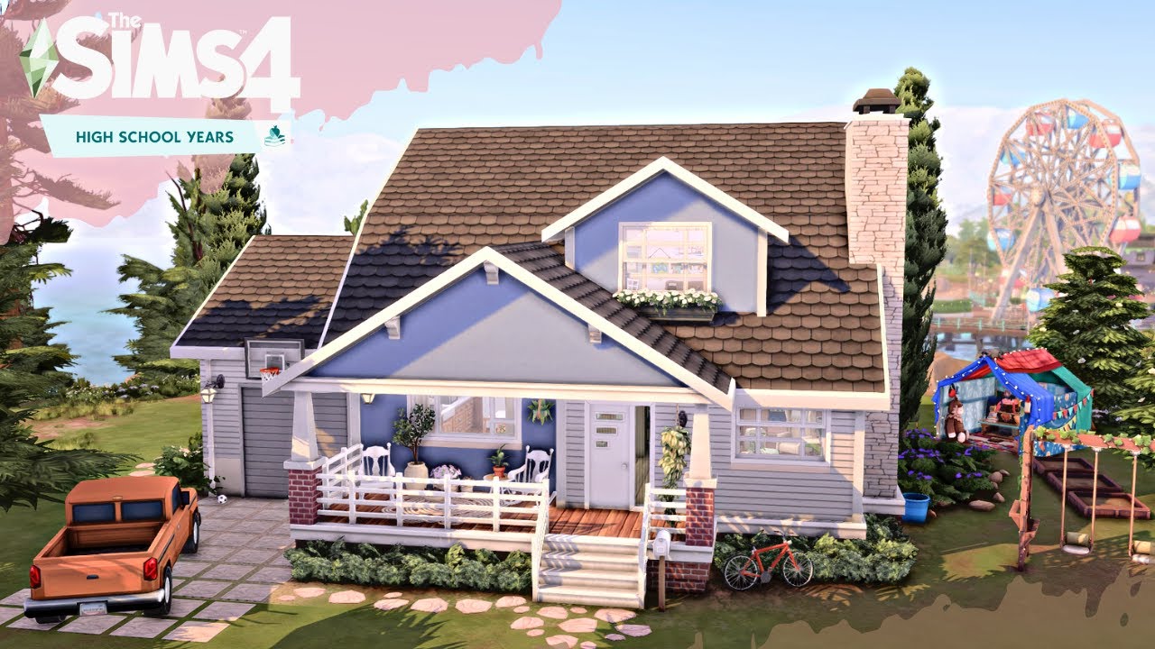 COPPERDALE FAMILY HOME 🎡 The Sims 4 High School Years | Speed Build