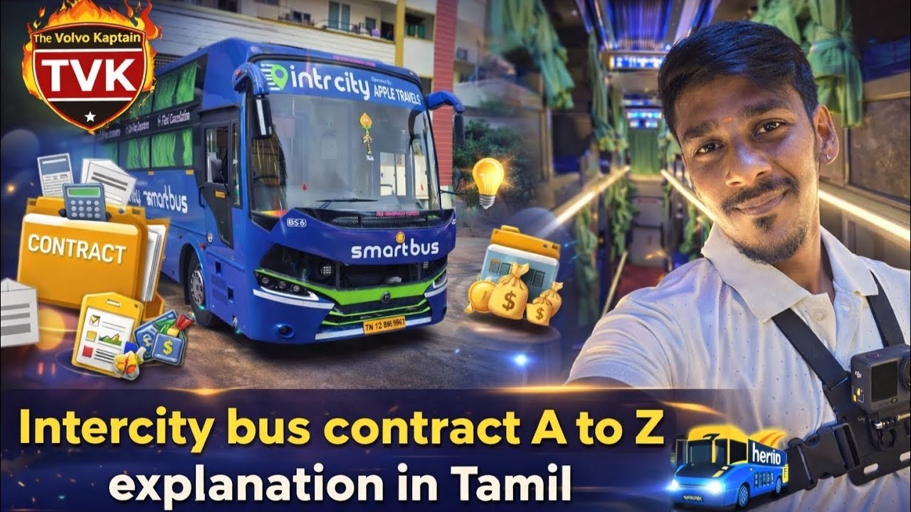 🤩 Intercity bus Contract 🤩 Fully explanation in தமிழ் 🤩 payment 🤩 Maintaince 🤩 Fully covered Video 