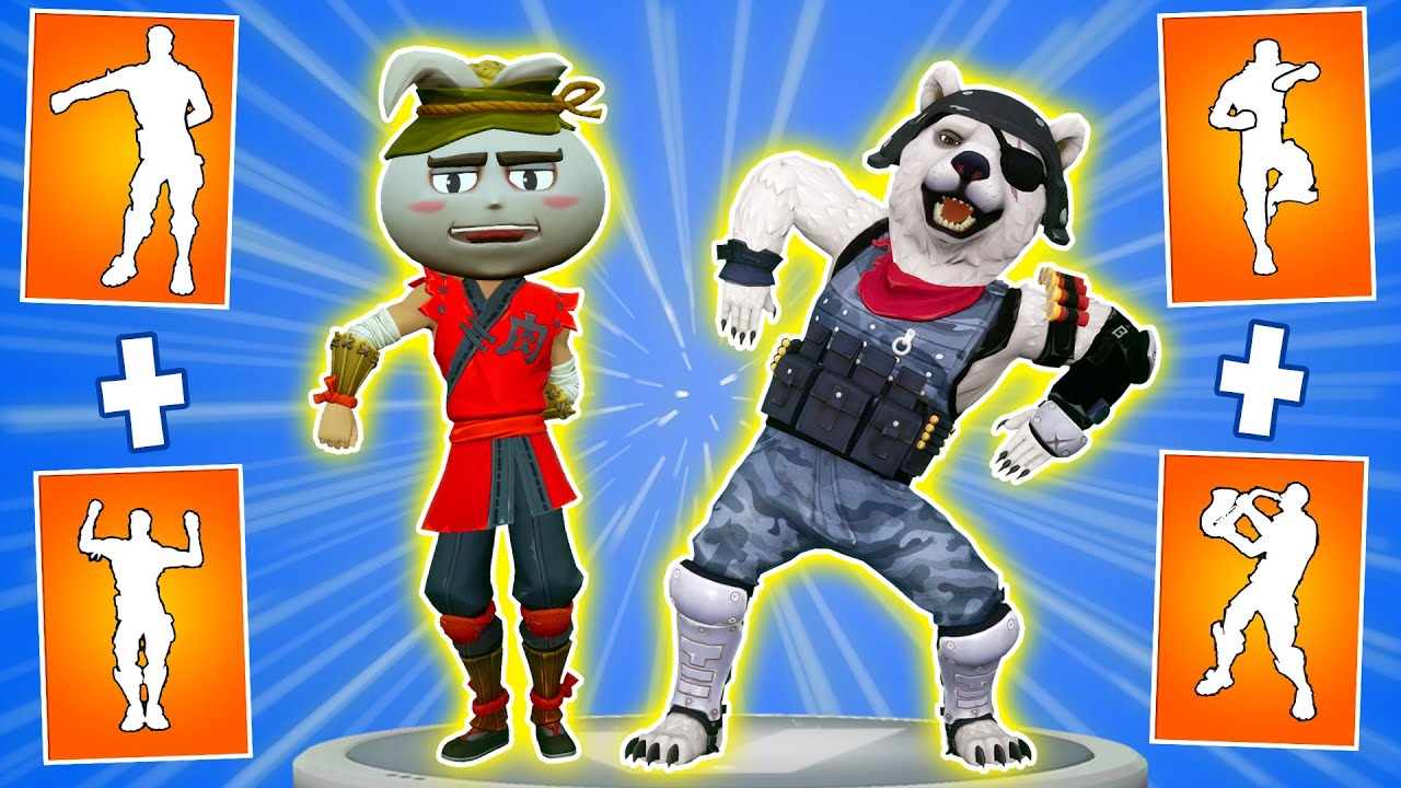 What happens if mix two Fortnite dances in one #19. Scenario dance + Phone It In emote.
