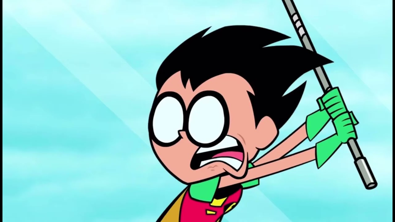 robin breaking kid flash's leg compilation