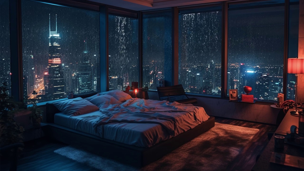 Instant Sleep Tonight 🌧️ Cozy City Rain Through the Window (3 HOURS) | No Talking
